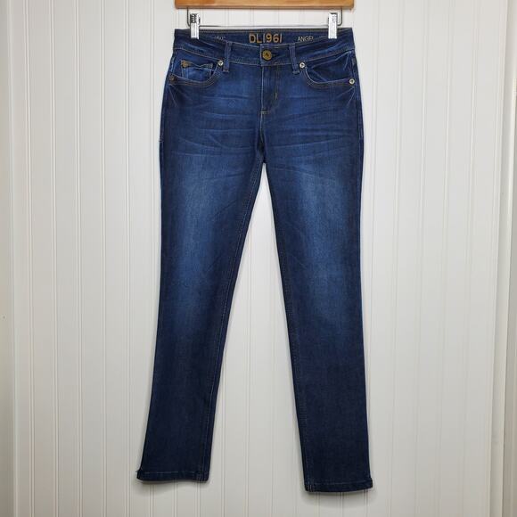 DL1961 Women's Angel Mid-Rise Skinny Ankle Jeans Size 26 4-Way Stretch Classic - Picture 9 of 9